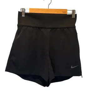 Nike Black Team Tech High Waist Shorts - size Medium thumbnail 1
