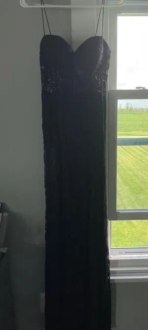 Black Prom Dress Size 12 thumbnail 2