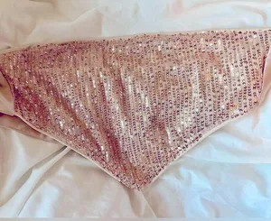 Rose Gold bandeau top thumbnail 1