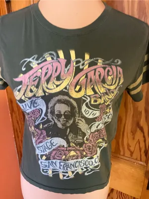 Grateful Dead Jerry Garcia Live 1986 San Francisco Graphic Tee Vintage Style Band T Shirt thumbnail 6