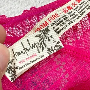 Intimately Free People Fuschia Fantastic Lace Bralette OB1070262 Pink Womens‎ M thumbnail 2