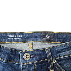 AG Adriano Goldschmied Midi Ankle Mid Rise Legging Ankle Jeans‎ Size: 25 thumbnail 2