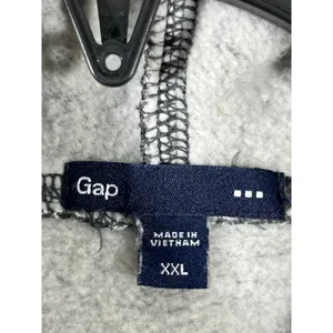 GAP 2012 Floral Logo Applique Pullover Hoodie Sweatshirt Women XXL Dark Gray thumbnail 9