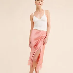 🩷 Anthropologie Bias-Cut Midi Skirt Size S Fits Like XS 2–4 Y2K Satin Slip Skirt thumbnail 2