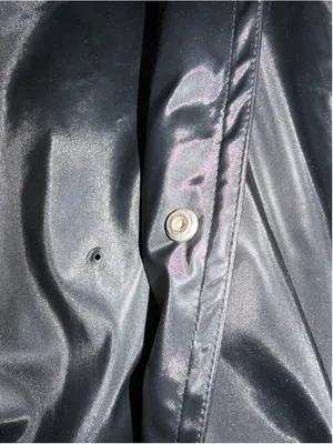 Vintage MALJUT Sportswear Long Coat M Black Cyberpunk 90s Trench Unisex thumbnail 8