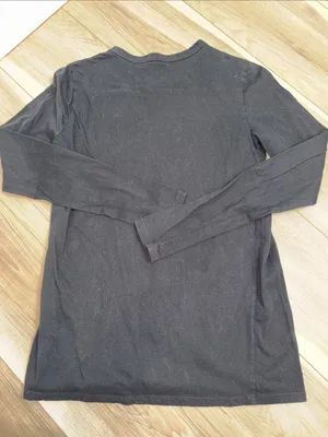 Hatch maternity black long sleeve top crew neck size 1 thumbnail 4