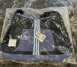 Lululemon Black and Blue Tote with Stripes thumbnail 1