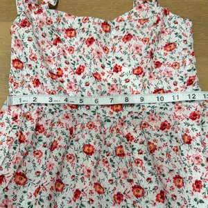 Red Dress Boutique Floral Mini Dress - Red and White thumbnail 4