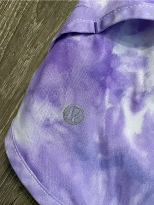 Lululemon Run: Speed Short 2-way Stretch Purple Tie-Dye Women’s Athletic Size 10 thumbnail 5
