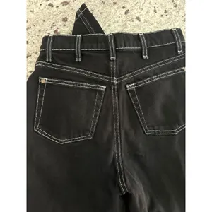Reformation Cowboy High Rise Straight Black Jeans 24 thumbnail 6