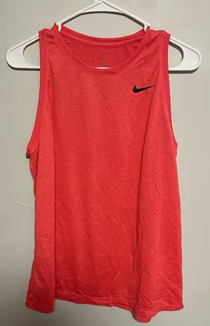 Nike Women's Vivid Orange/Red Tank Top thumbnail 1