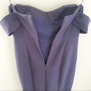Likely Bartolli Off-Shoulder Mermaid Gown Navy Size‎ 2 NWT thumbnail 9