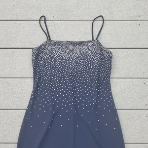 Y2K City Triangles Sparkle Spaghetti Strap Dress | Blue Spaghetti Strap Dress thumbnail 7