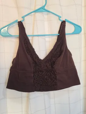 Aerie Ribbed Lace Bralette thumbnail 2