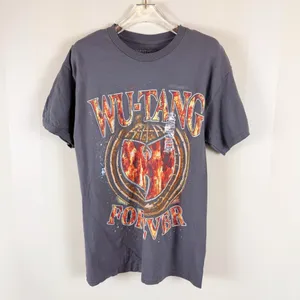 Wu-Tang Forever Graphic Tee Gray Medium Streetwear thumbnail 5