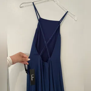 NWT Lulu’s Mythical Kind of Love Maxi Dress Navy Blue XS thumbnail 7