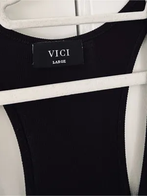 Vici collection Ribbed Racerback Maxi Dress Black size large Bodycon/slinky thumbnail 5
