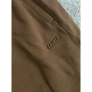 Skims Cotton Fleece Classic Straight Leg Pant in Bison Size 2X New thumbnail 4