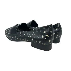 Diane von Furstenberg Lafayette Star‎ Leather Loafers Black Size US 9.5 thumbnail 9