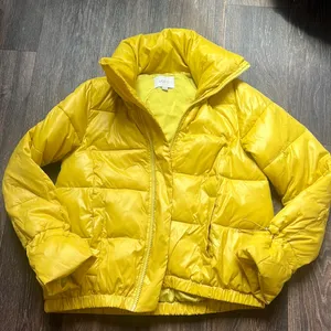 Loft Yellow Puffer Jacket thumbnail 1