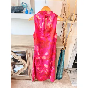 NWT To My‎ Lovers Floral Midi Dress Womens Pink Multi S thumbnail 4