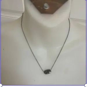 Kendra Scott Elisa Pendant Necklace in Black Drusy thumbnail 3