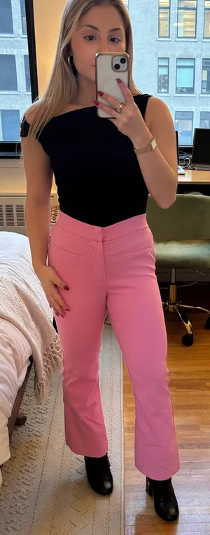 ZARA Pink Slacks thumbnail 1
