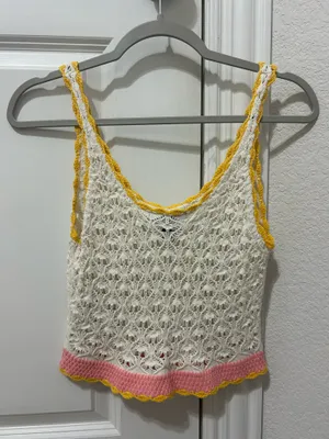 Forever 21 Crochet Top thumbnail 3