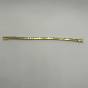Kristalize Jewelry Moissanite Tennis Bracelet Gold 5mm 7 Inch Brand New VVS1 Crazy Shine No Pass thumbnail 3