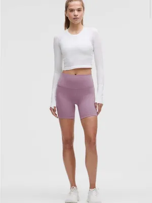 Lululemon Wunder Train High-Rise Short 6" Lavender Lux (First Release) thumbnail 4