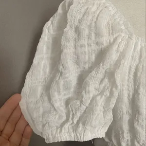 Petal & Pup Puff Sleeve Crop Top White thumbnail 12