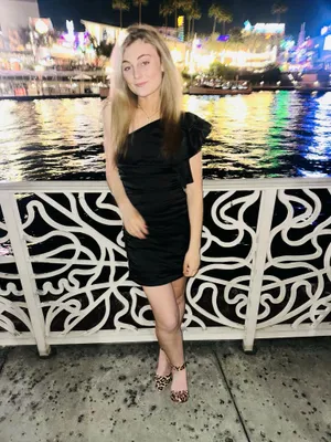 DO+BE Black Dress One-Shoulder Mini thumbnail 4