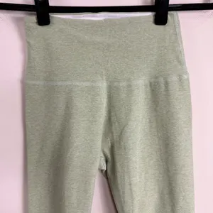 Beyond Yoga Spacedye High Waisted Leggings Sage Green Heathered Small thumbnail 3