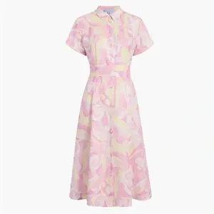 Hill House Lily Dress Pink Candy Kaleidoscopic thumbnail 4