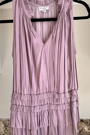 Current Air lavender peplum top size medium thumbnail 1