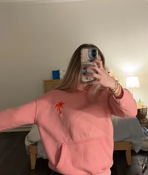 Pink palm, puff sweatshirt thumbnail 3