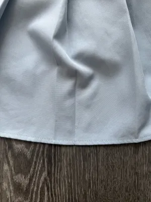 Missguided Light Blue Pleated Skater Mini Skirt thumbnail 5