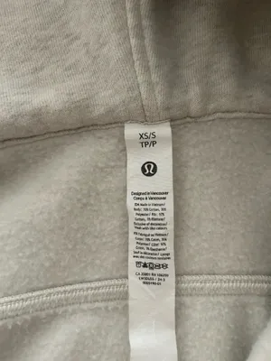 Lululemon Cropped Half Zip Scuba Hoodie Athletic Sweatshirt thumbnail 4