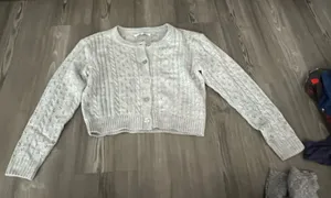 Celebrity Pink Cropped Sweater thumbnail 1