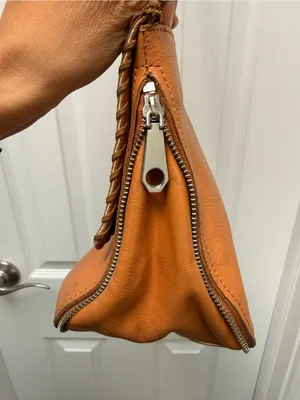 Rebecca Minkoff Western Boho Leather Crossbody | Turquoise Detail‎ | Saddle Tan thumbnail 6