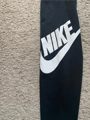 NIKE women’s White Logo Leggings thumbnail 5