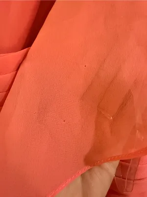 Stacees Flutter Sleeve V-Neck Coral Evening Dress thumbnail 3