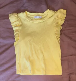 Zara yellow top size Small thumbnail 1