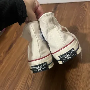 FLAWED Converse Chuck Taylor Parchment High Top Sneakers Size 6 US thumbnail 8