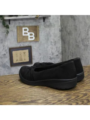 Lifestride Womens Glamour Ballet Flat Skimmers J6150F1 Black 10M thumbnail 2