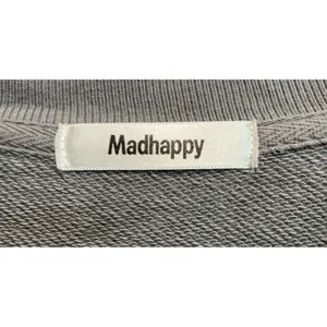Madhappy Grey‎ Bubble Logo Crewneck Sweatshirt Womens Medium Cotton USA Rare thumbnail 5