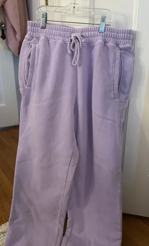 Abercrombie Purple Sweatpants Medium thumbnail 1