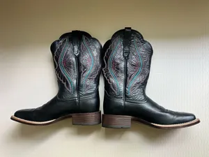 Ariat Ladies Primetime True Black Square Toe Boots 7 thumbnail 3