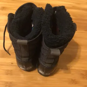 Eddie Bauer Vintage Black, Quilted Waterproof Lined Snow Duck Boots Size 10 thumbnail 3