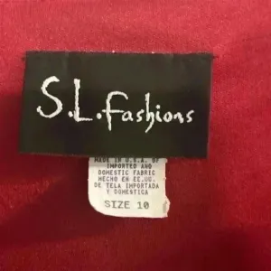 S.L. Fashions Women's Black Cocktail Dress Size 10 V-Neck‎ Short Sleeve thumbnail 6